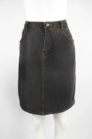 Black Ragazza 5 pocket denim skirt - M