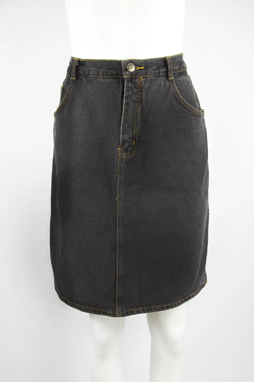 Black Ragazza 5 pocket denim skirt - M