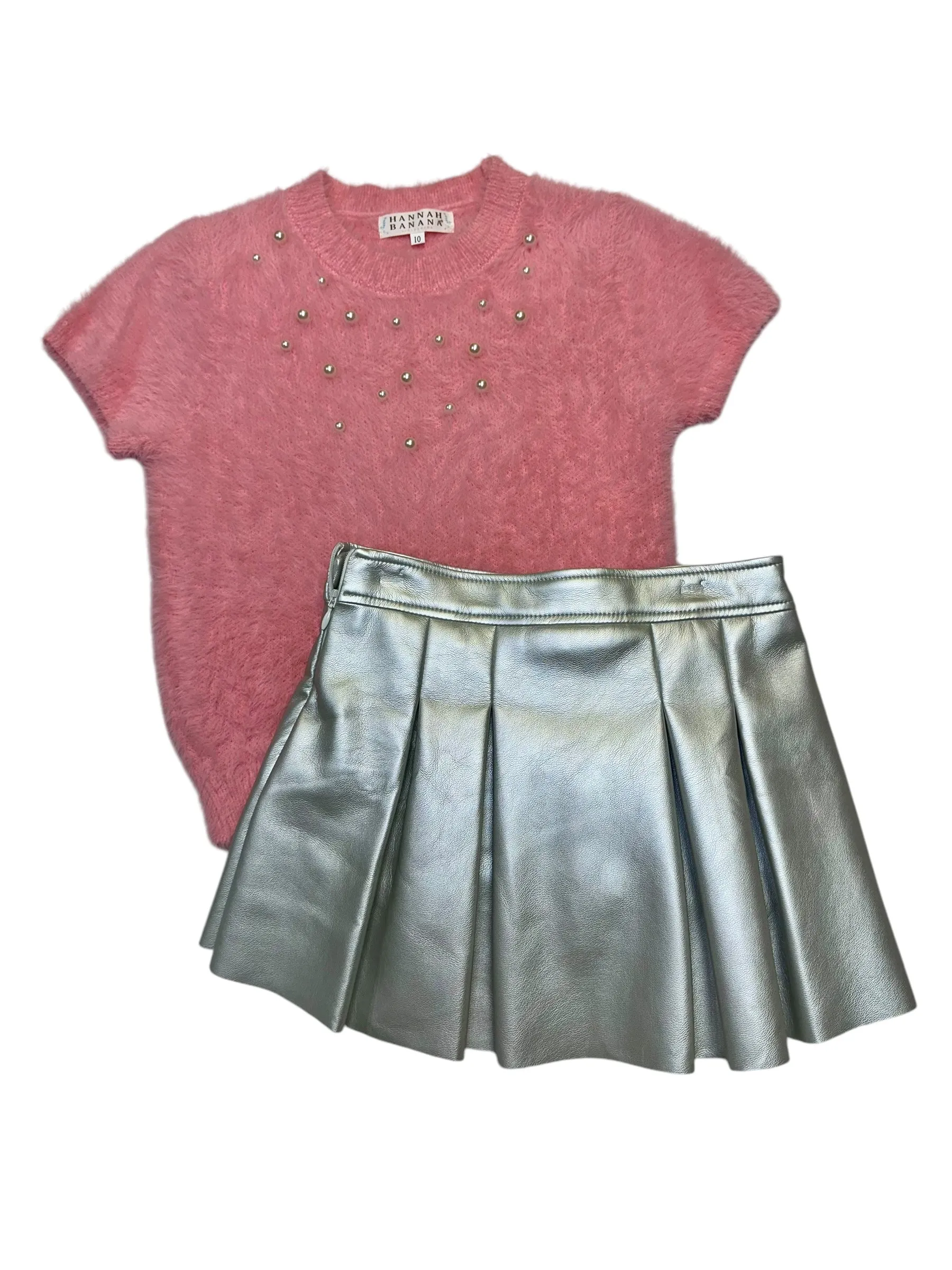 Charlotte Vegan Leather Skort