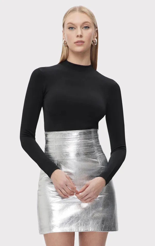 Clara Skirt - Silver Foil