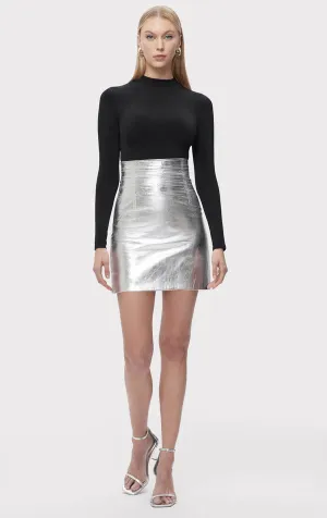 Clara Skirt - Silver Foil