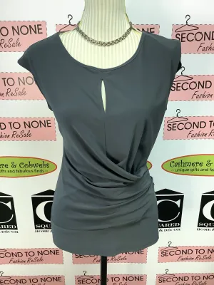 Gray Keyhole Wrap Tank (Size S)