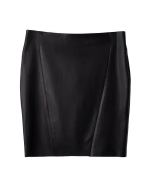 JITROIS | STRETCH LEATHER SKIRT
