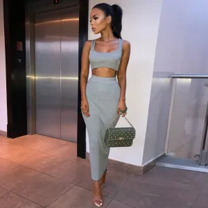 Knitted Two Piece Set