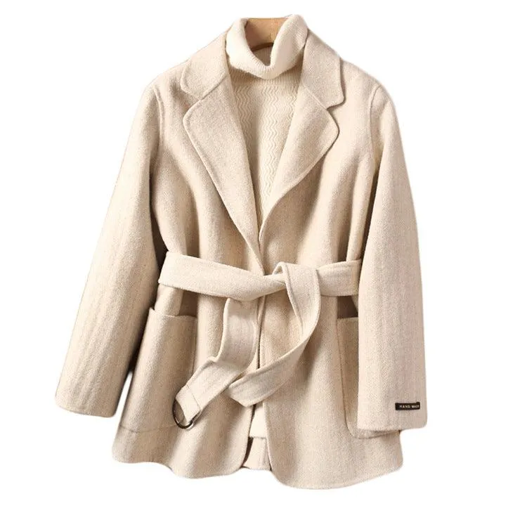 Loose Double-sided Woolen Coat