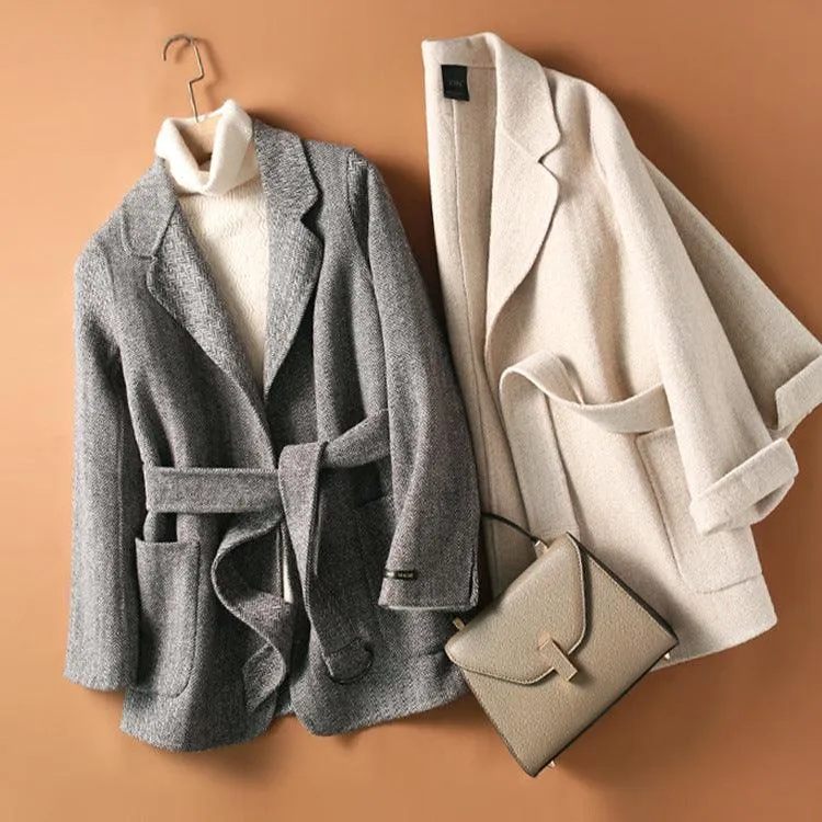 Loose Double-sided Woolen Coat