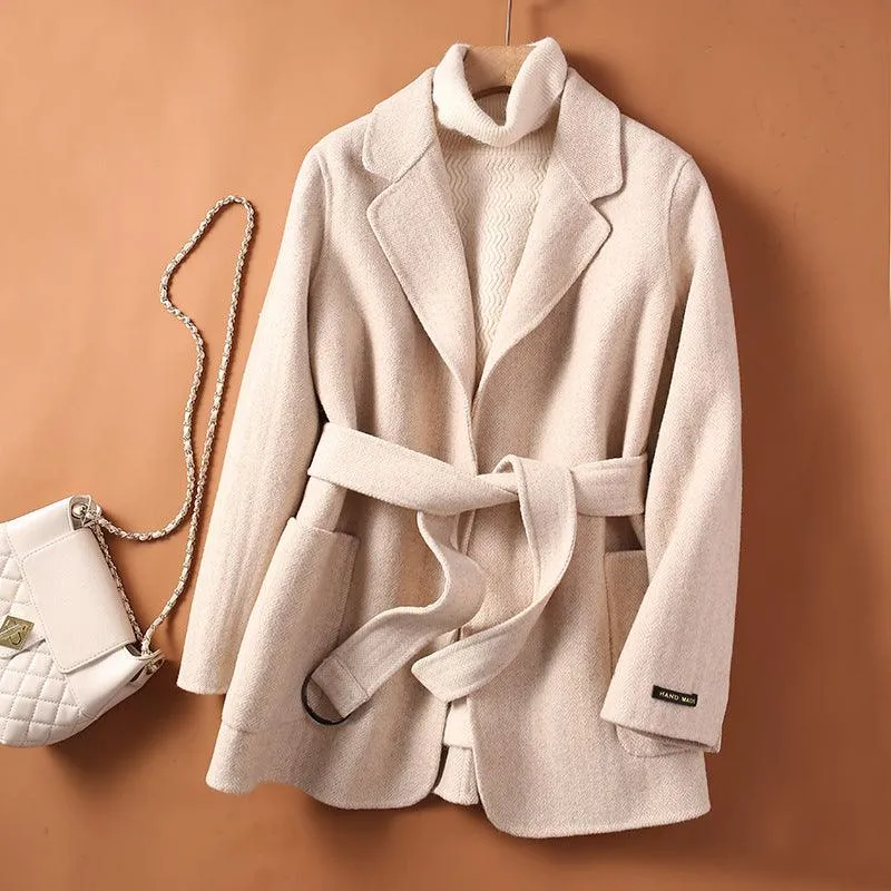 Loose Double-sided Woolen Coat