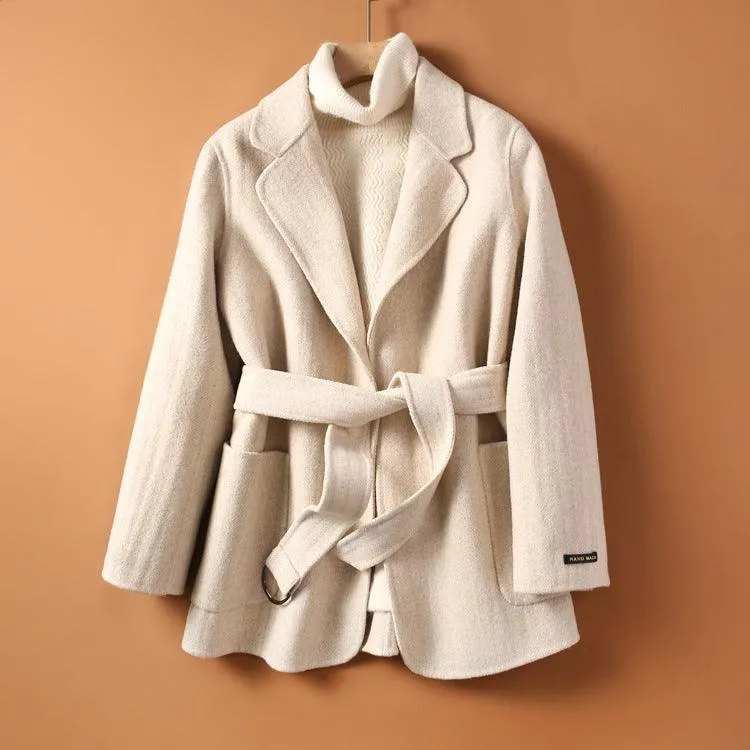 Loose Double-sided Woolen Coat