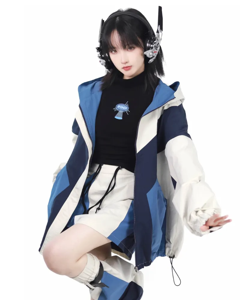 Mechanical Futuristic Jacket Skirt Set（Sold Separately）