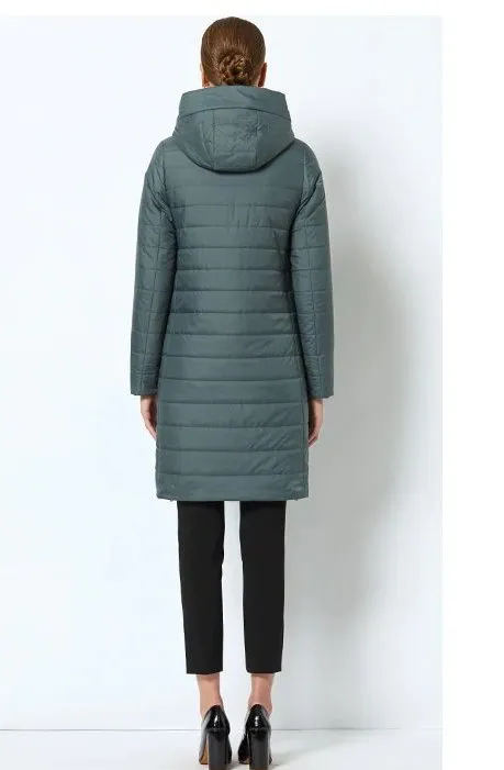 Men's Spring Thin Cotton Warm Padded Long Coat