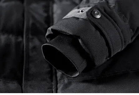 Men's Winter Casual  Thick Cotton-Padded Hooded Long Parka