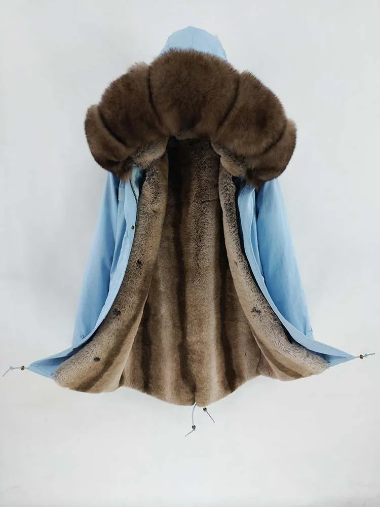 Men's Winter Casual Thick Warm Parka With Fox Fur