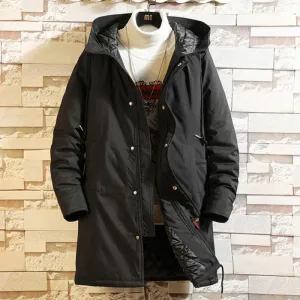 Men's Winter Waterproof Long Parka | Plus Size