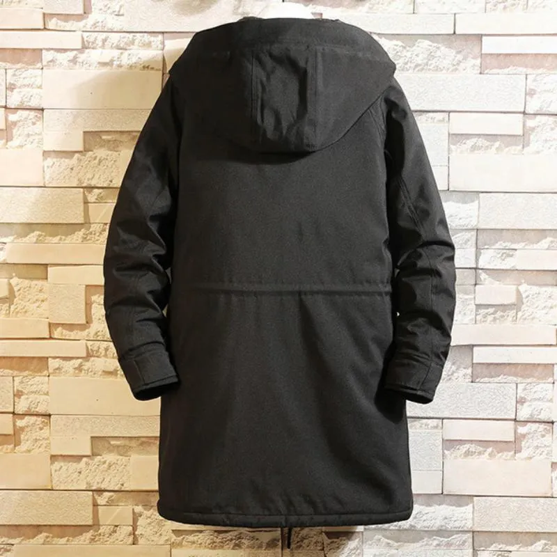 Men's Winter Waterproof Long Parka | Plus Size