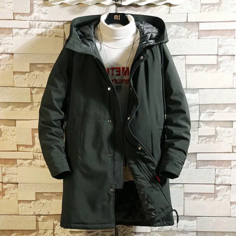 Men's Winter Waterproof Long Parka | Plus Size