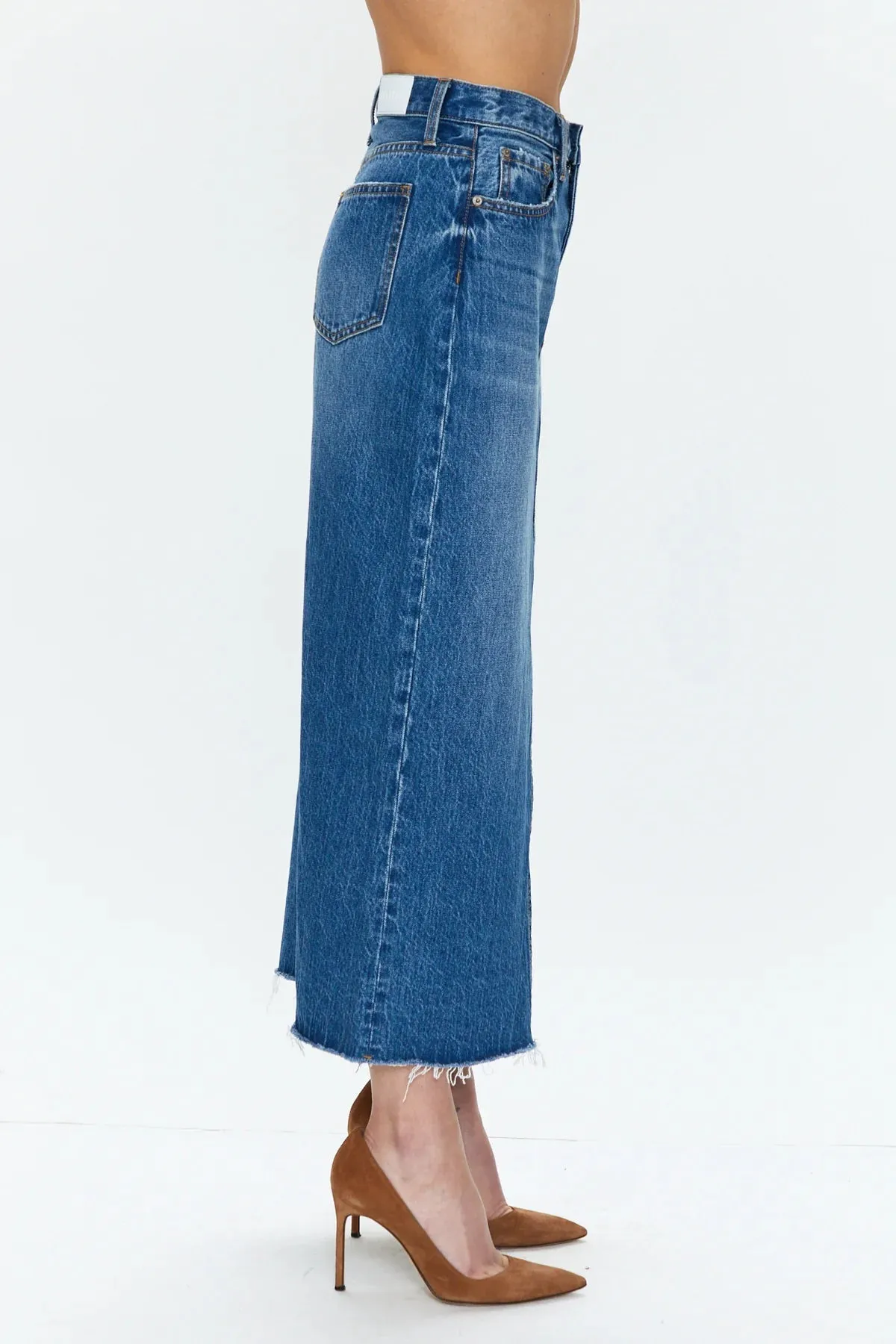 Pistola Denim Alice Midi Skirt