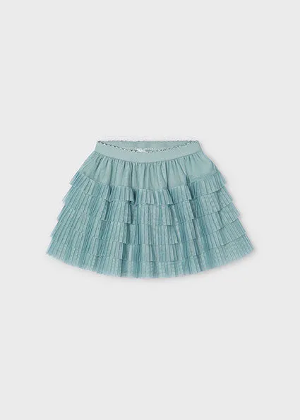 Pleated Tulle Skirt