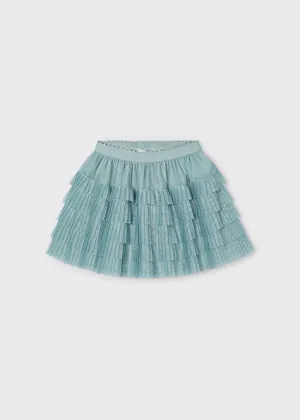 Pleated Tulle Skirt