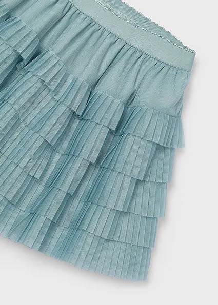 Pleated Tulle Skirt