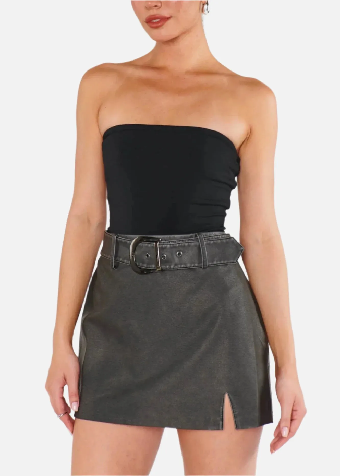 Show Me Your Mumu Tyra Belted Skirt