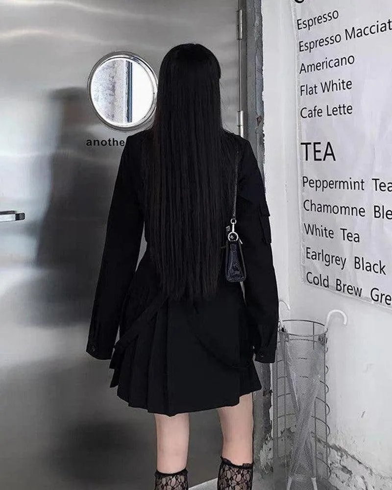 Tech Style Two Piece Cargo Skirt Set