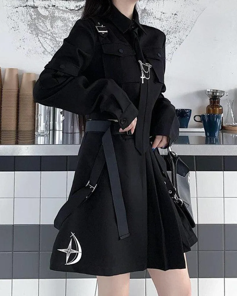 Tech Style Two Piece Cargo Skirt Set
