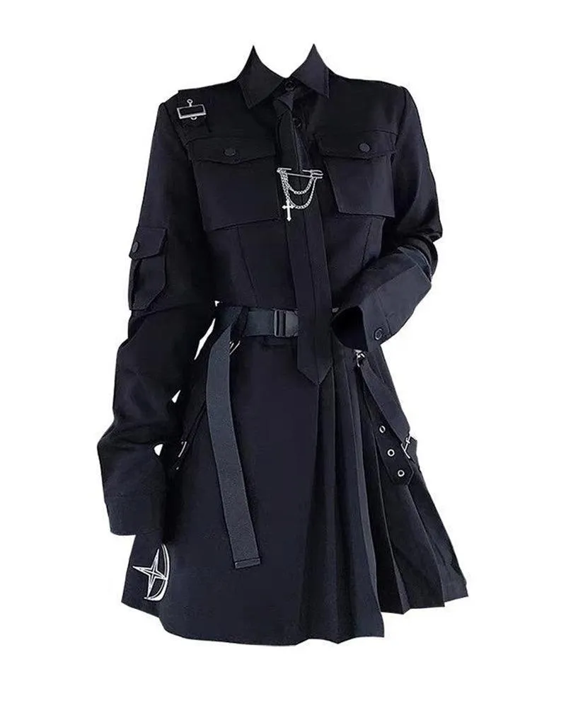 Tech Style Two Piece Cargo Skirt Set