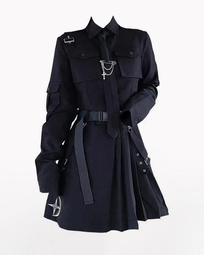 Tech Style Two Piece Cargo Skirt Set