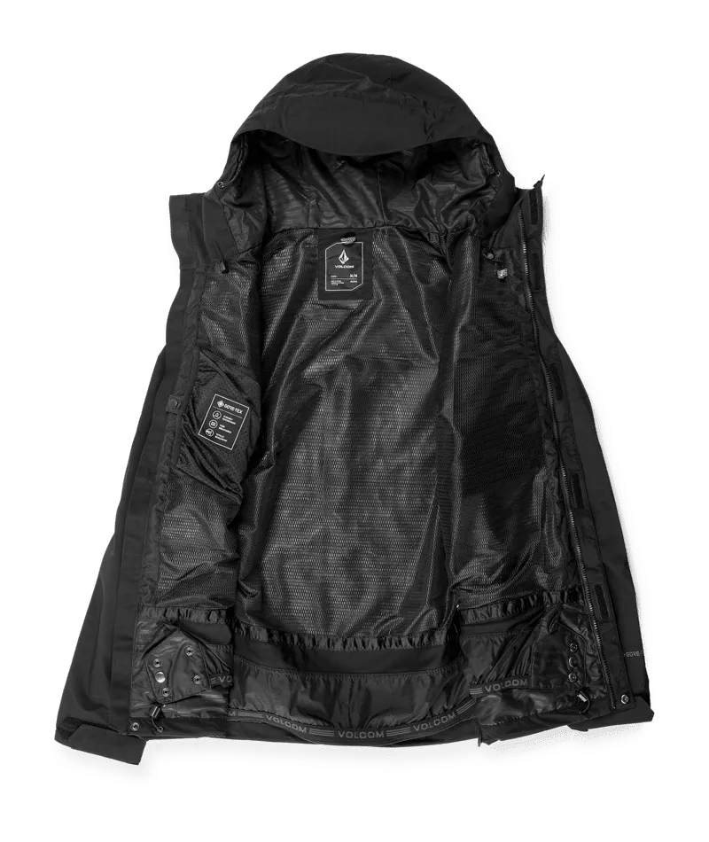 VOLCOM L GORE-TEX Snowboard Jacket Black 2025