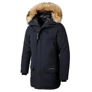 Winter Long Parkas Jacket Men Cotton Faux Fur Collar Detachable Hooded Thick Jackets Causal Waterproof Multi-pocket Coats Male