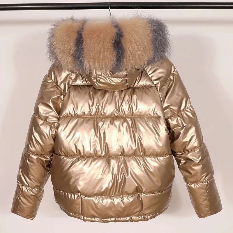Women's Winter Warm Waterproof Hooded Parka With Fur