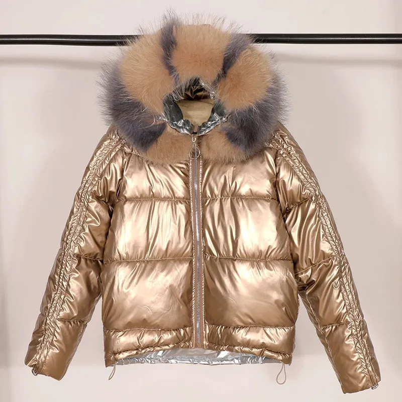 Women's Winter Warm Waterproof Hooded Parka With Fur