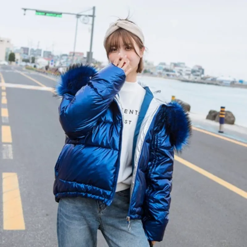 Women's Winter Warm Waterproof Hooded Parka With Fur