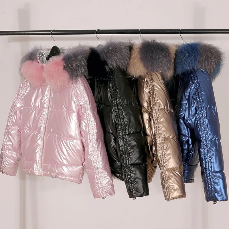 Women's Winter Warm Waterproof Hooded Parka With Fur