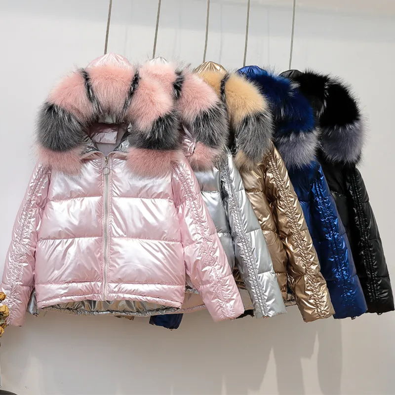 Women's Winter Warm Waterproof Hooded Parka With Fur