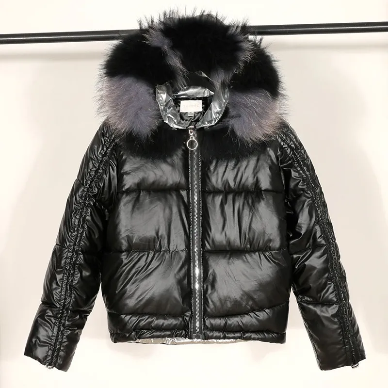 Women's Winter Warm Waterproof Hooded Parka With Fur